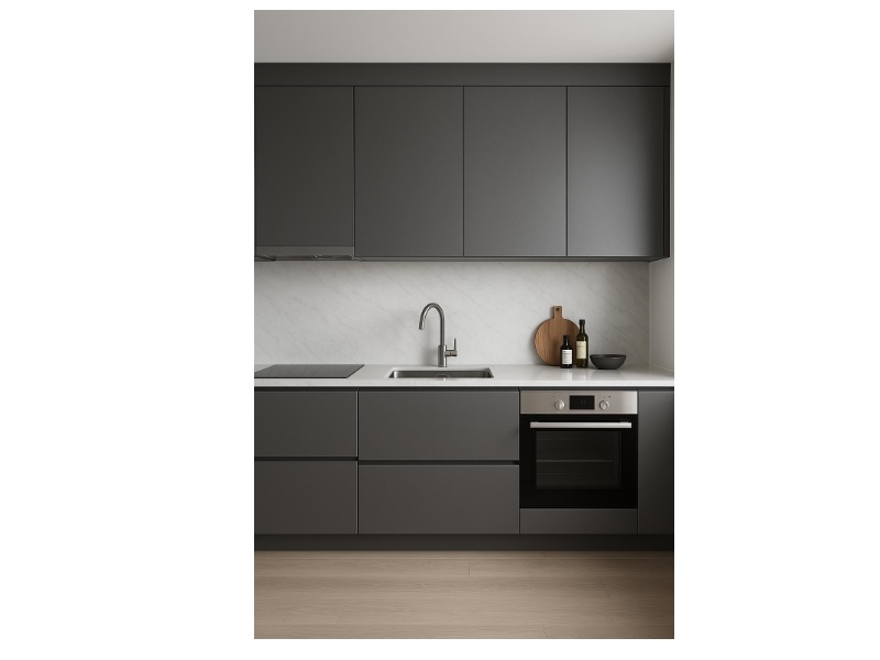 Laminado acrílico Graphite - gris oscuro - ultra matt AX - SO703