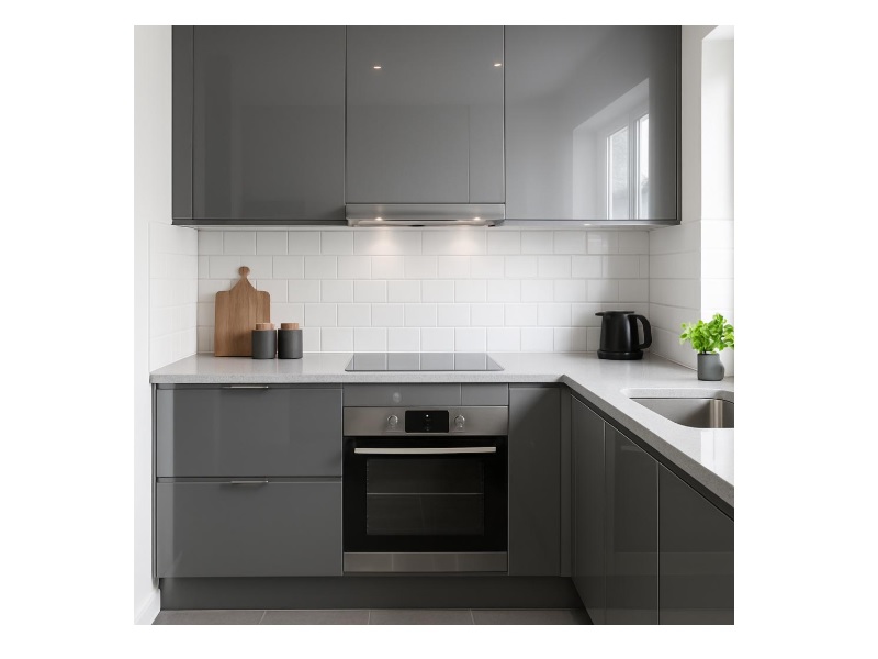 Grey ultra gloss AX acrylic laminate - SO701
