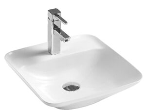 Square vessel bathroom sink NATY-LAV09 - 16.7 x 16.7 x 4.9 in