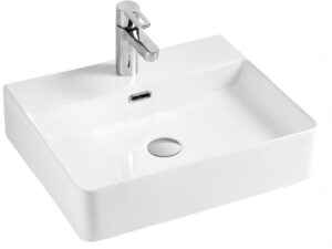 Rectangular vessel bathroom sink NATY-LAV11 - 19.7 x 16.5 x 5.1 in