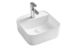 Square vessel bathroom sink NATY-LAV17 - 15.6 x 15.6 x 5.7 in
