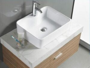 Rectangular vessel bathroom sink BA-RP1291 - 19.3 x 15 x 5.1 in