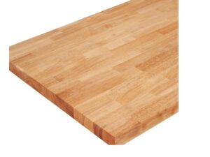 Butcher Block 1.5 in x 25 in x 96 in (2.08x8) rubber wood - maple