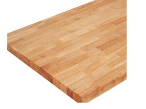 Butcher Block 1.5 in x 36 in x 120 in (3x10) rubber wood - maple