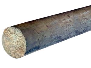 6 in x 12 ft rough fence posts
