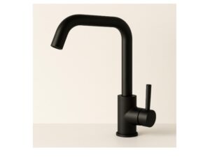 Addith matt black kitchen faucet 73009