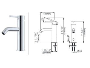 Naty Collection bathroom faucet 61110A-CP
