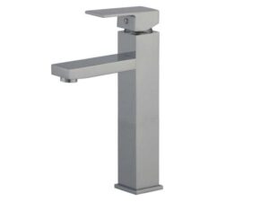 Mezcladora para lavamanos marca Foxtail Millennial 12-3/8 in brushed nickel 974019-BN