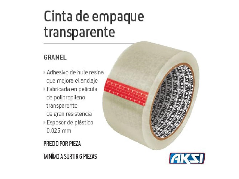 Tape para correo clear