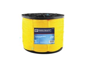 Rollo de soga amarilla Toolcraft 3/16 x 33.07 lb x 5511 ft