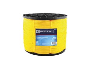 Rollo de soga amarilla Toolcraft 5/16 x 55.12 lb x 2870 ft