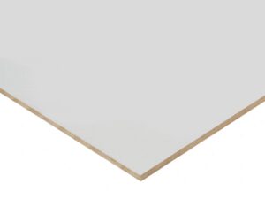 Panel maisonite brown liso con una cara blanca 1/8 in
