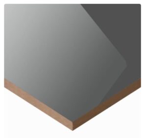 Panel MDF Maxxi gloss grey 3/4 in x 4 ft x 9-3/4 ft