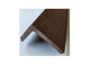 Esquinero en "L" para Panel WPC ranurado decorativo Walnut 9.5 ft
