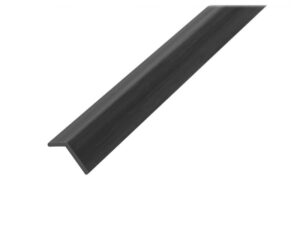 Esquinero en "L" para Panel WPC ranurado decorativo Black 9.5 ft