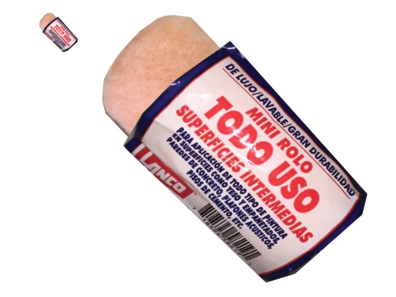 Mota de rolo de 4 in