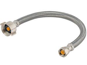 20 in compression felxible braided toilet connector