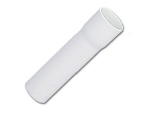 1-1/4 in x 12 in white plastic slip-joint sink drain extension tube