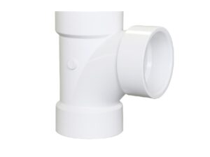 T de PVC de 1-1/2 in