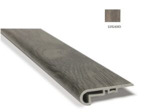 Moldura curva para frente de escalón (stair nose) para piso Giorgia Lugano de 8 ft