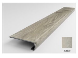 Moldura curva para frente de escalón (stair nose) para piso Giorgia Zurigo de 8 ft