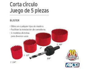 Kit para instalar cerraduras 2-1/8 in