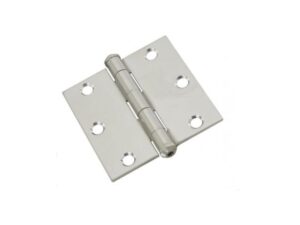 3-1/2 x 3-1/2 in silver color regular door hinge