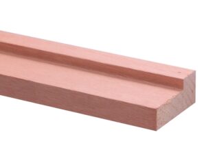 Marcos de eucalipto 2x4x7x1-3/4 exteriores por set