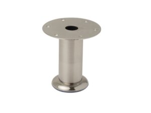 4 in Imex adjustable furniture leg, brushed nickel - SL-905-BN