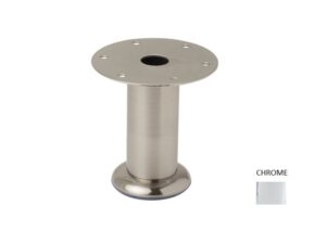 4 in Imex adjustable furniture leg, chrome - SL-905-CH