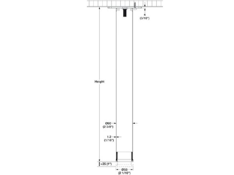 Patas de mesa de altura de oficina de 28 pulgadas de níquel satinado