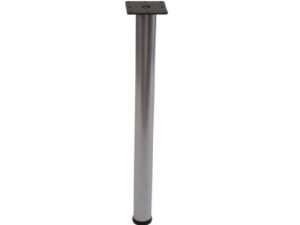 Hafele 28 in silver aluminum leg - 635.61.977