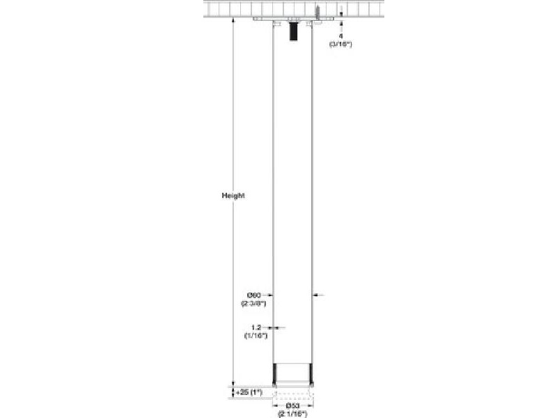 Patas de mesa de altura de oficina de 28 pulgadas de aluminio plateado