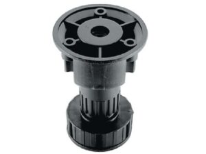 Cabinet Leveler, plastic, black, 5 in to 6 in