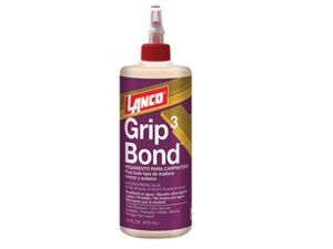 1 pt (16 oz) Lanco Grip Bond 3 - Carpentry Cold Yellow Glue - WA505-6