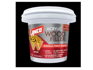 4 oz Lanco Acrylic Latex Wood Filler Cedar - WF830-8