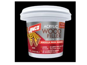 4 oz Lanco Acrylic Latex Wood Filler Walnut - WF829-8