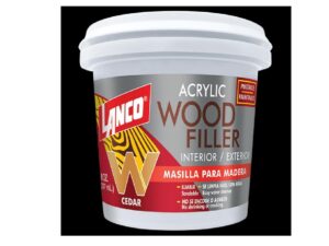 8 oz Lanco Acrylic Latex Wood Filler Cedar - WF830-7