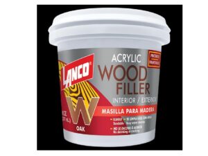 8 oz Lanco Acrylic Latex Wood Filler Oak - WF831-7