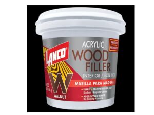 8 oz Lanco Acrylic Latex Wood Filler Walnut - WF829-7