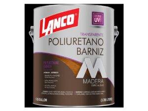 1 gallon Lanco Interior/Exterior Polyurethane Varnish Clear Gloss - PV357-4