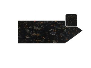 Koris solid surface - Black Oyster - 1038.1