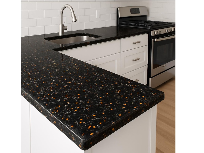 Koris solid surface - Black Oyster - 1038.1