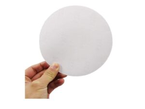 6 in Hook & Loop Micron Finishing Disc, Aluminum Oxide, No Dust Holes, Grade 15U=600, white - 4th step