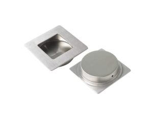 Finger pull square stainless steel - FH0213