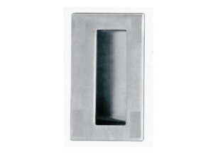 Finger pull rectangular stainless steel - FH0043