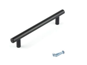 Matte black hollow core tubular handle 192mm - HCC-192-MBK 4063.3