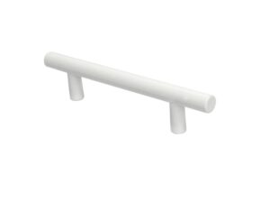 White tubular handle 96 mm - HMA023-02