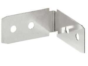 Hafele Stainless Steel Mounting Bracket 126.37.990 for C-Profile 126.36.900