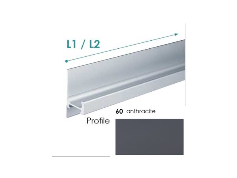 Tirador de perfil Rincomatic Syma32 de 8.5 ft color Antracita (60)